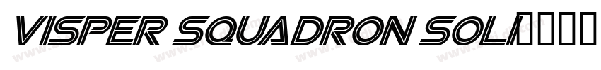 Visper squadron soli字体转换